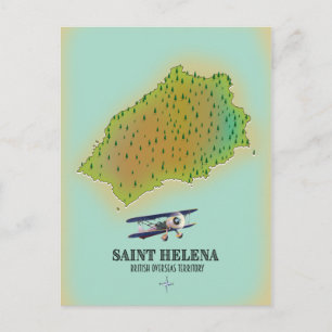 Karte des britischen Überseegebiets Saint Helena