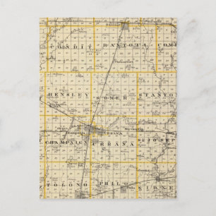 Karte des Champaign-Landkreises