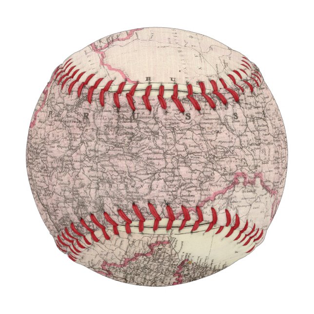 Karte des deutschen Reiches Baseball (Vorderseite)