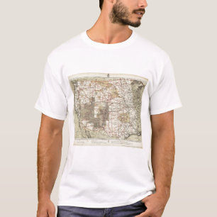 Karte des Fortschritts-1878 der geographischen T-Shirt