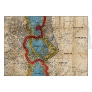 Karte des Gebiets Colorado