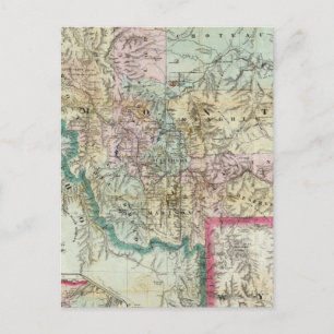 Karte des Gebiets von Montana