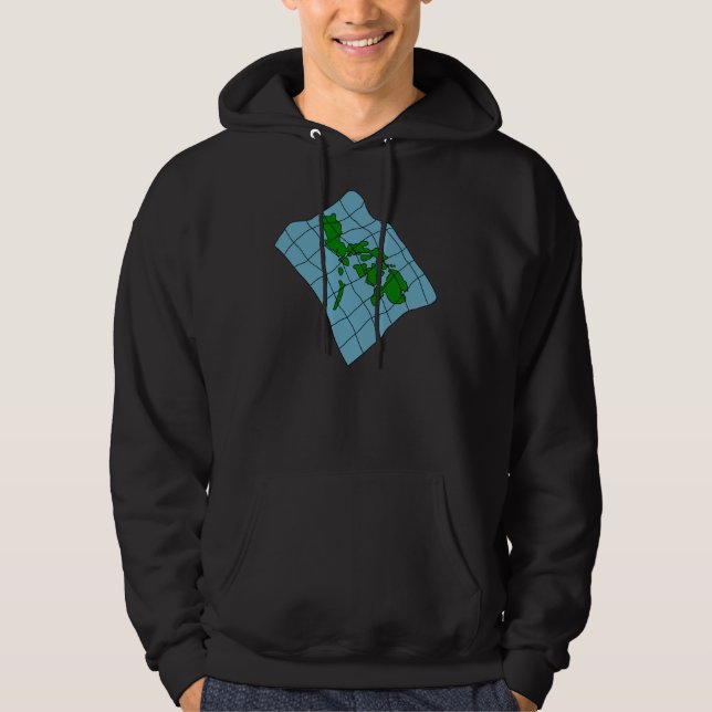 Karte des Hoodie Philippinen-Männer (Vorderseite)