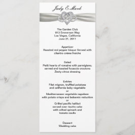 Karte des "Infinity Heart Wedding Menu"