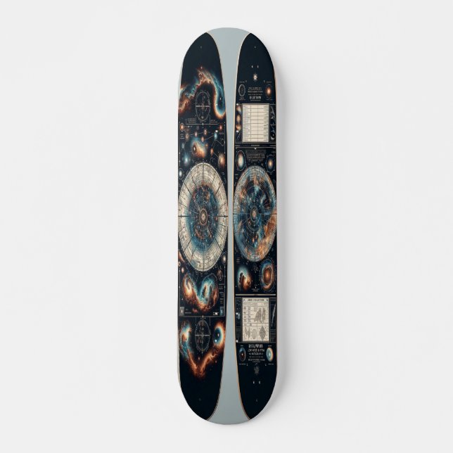 Karte des Interstellar-Navigators Skateboard (Vorne)