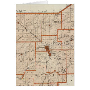 Karte des Jennings-Landkreises