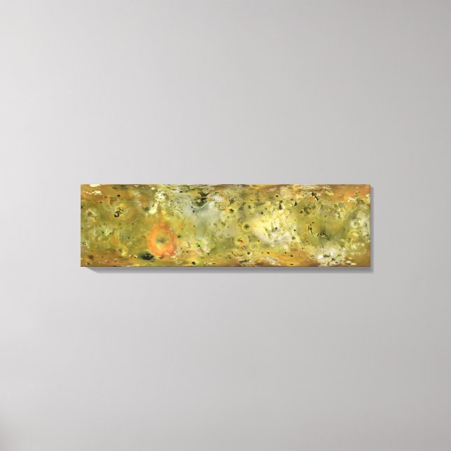 Karte des Jupitermonds Lo Leinwanddruck (Vorderseite)