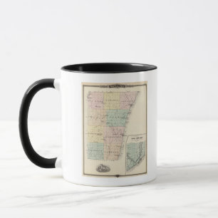 Karte des Kewaunee-Landkreises Tasse