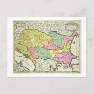 Karte des Königreichs Ungarn und der Staaten, die