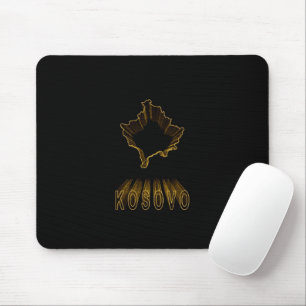 Karte des Kosovo, Goldkarte Mousepad