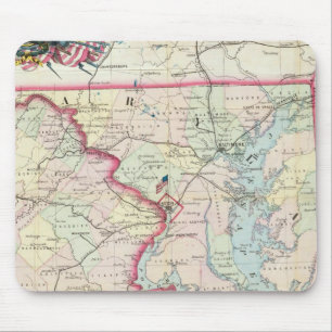 Karte des Kriegssitzes Mousepad