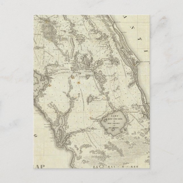 Karte des Kriegsstandortes in Florida (Vorderseite)