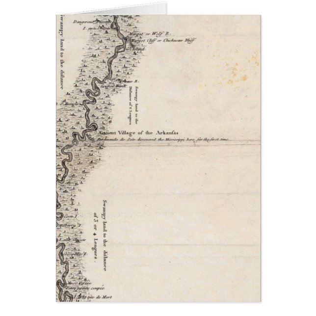 Karte des Kurses des Mississippi 2 (Vorne)