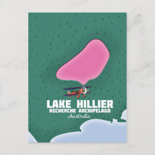 Karte des Lake Hillier in Australien.