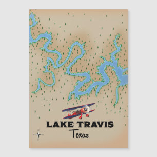 Karte des Lake Travis Texas