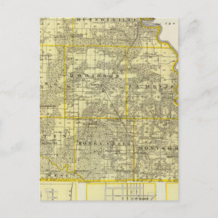 Karte des Landkreises Crawford, Robinson