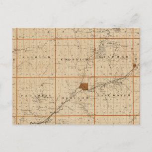 Karte des Landkreises Crawford, Staat von Iowa