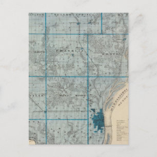 Karte des Landkreises Des Moines, Staat von Iowa