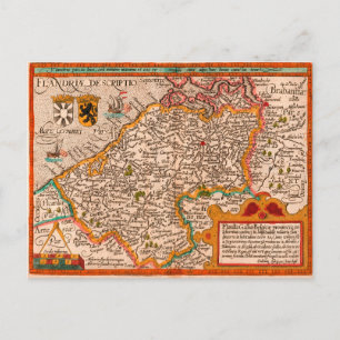 Karte des Landkreises Flandern (1609)
