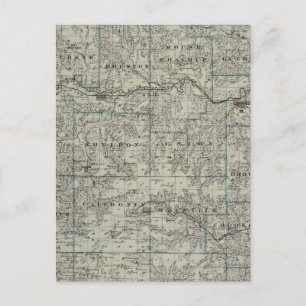 Karte des Landkreises Houston, Minnesota