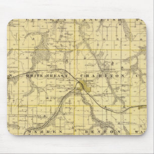 Karte des Landkreises Lucas, Staat von Iowa Mousepad