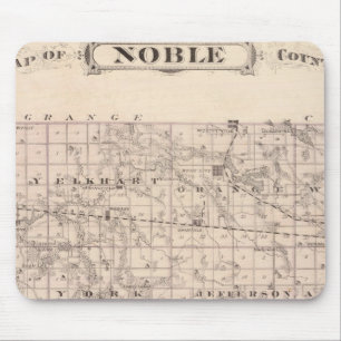 Karte des Landkreises Noble Mousepad