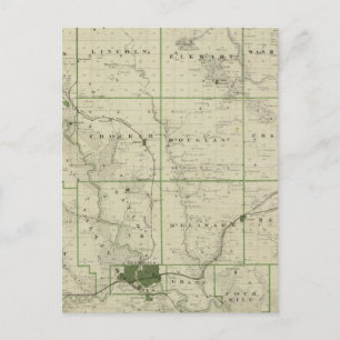 Karte des Landkreises Polk, Staat von Iowa