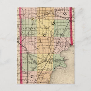 Karte des Macomb-Landkreises, Michigan