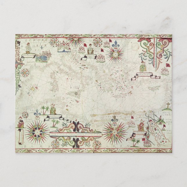 Karte des Mittelmeers, 1625 (Vorderseite)