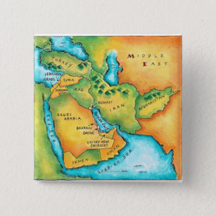 Karte des Mittlere Ostens Button
