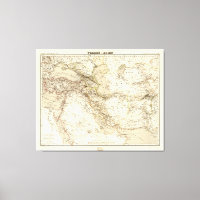 Karte des Nahen Ostens (1855)