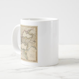 Karte des Nahen Ostens Jumbo-Tasse
