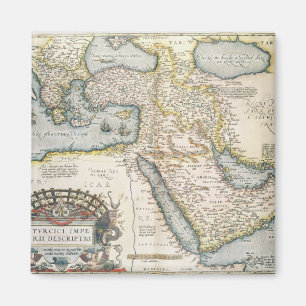 Karte des Nahen Ostens Magnet