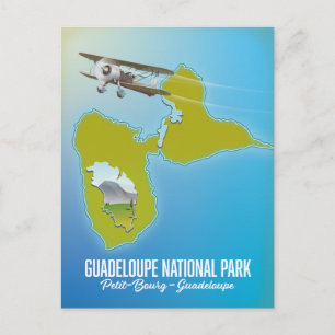 Karte des Nationalparks Guadeloupe