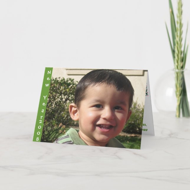 Karte des neuen Jahr-2008 (Vorderseite)