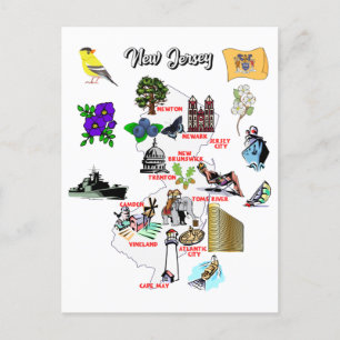 Karte des New Jersey-Staat