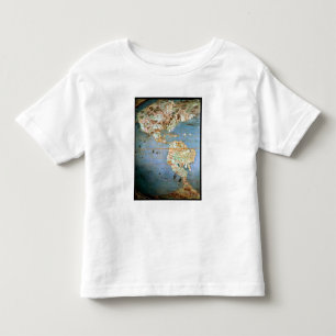 Karte des Nordens und des Südamerikas Kleinkind T-shirt