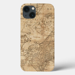 Karte des nördlichen und mittleren Staaten 2 Case-Mate iPhone Hülle