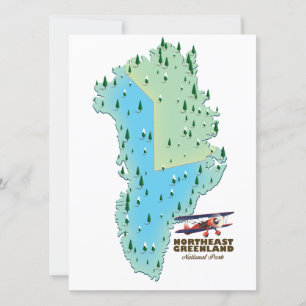 Karte des Nordost-Grönland-Nationalparks