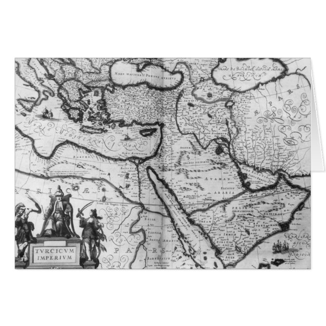 Karte des Osmanischen Reichs (Vorderseite (Horizontal))