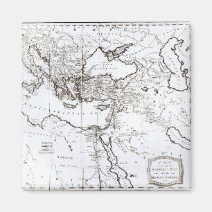 Karte des östlichen Teils des Römischen Reiches Magnet