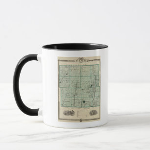 Karte des Page Landkreises, Staat von Iowa Tasse