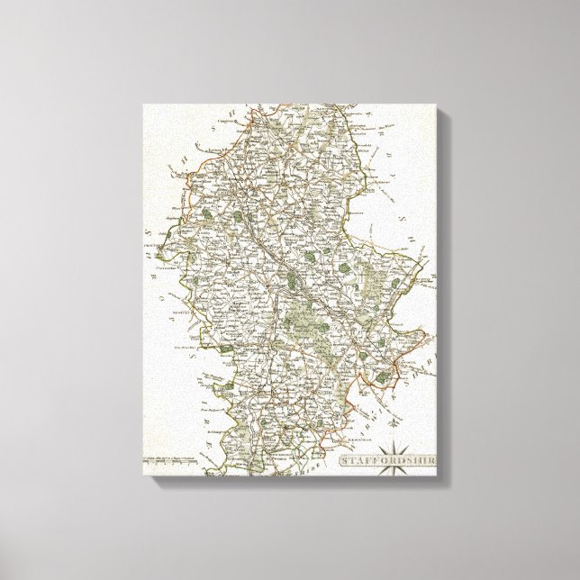 KARTE DES PERSONALS, 1793 LEINWANDDRUCK (Vorderseite)