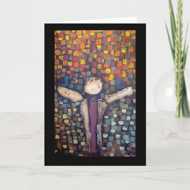 Karte "des pfeifenden Engels" (Vorderseite)