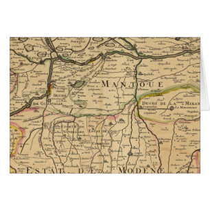 Karte des Po River Valley