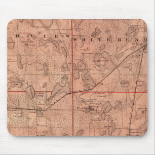 Karte des Ramsey Landkreises, Minnesota Mousepad