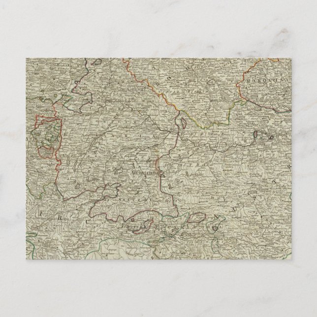 Karte des Reiches Süddeutschland (Vorderseite)