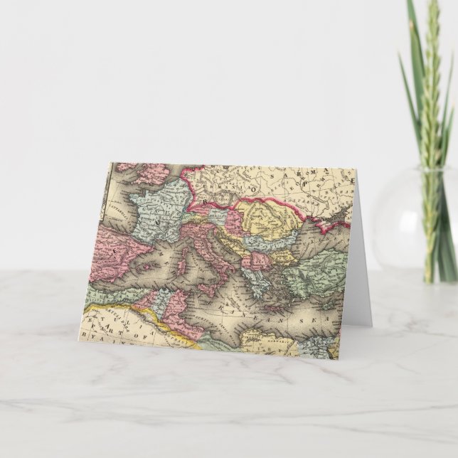 Karte des Römischen Reiches (Vorderseite)