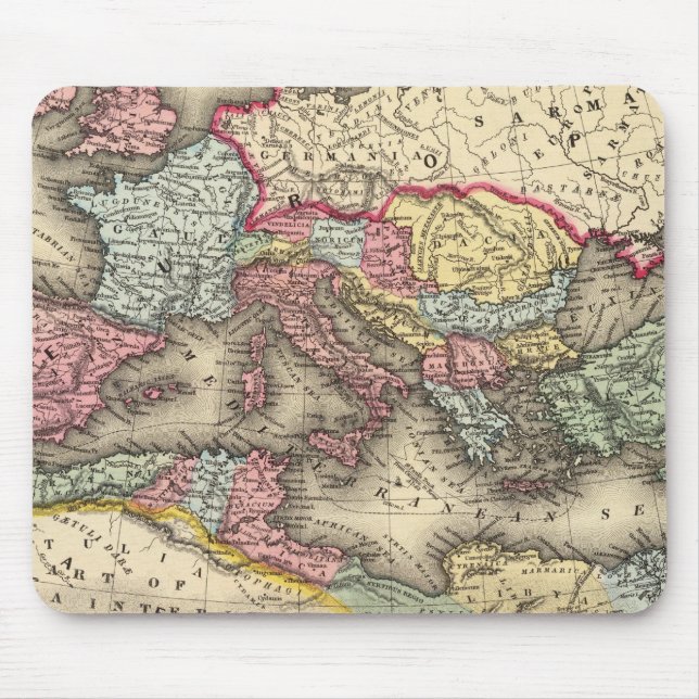 Karte des Römischen Reiches Mousepad (Vorne)