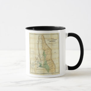 Karte des Sacramento-Tals Tasse